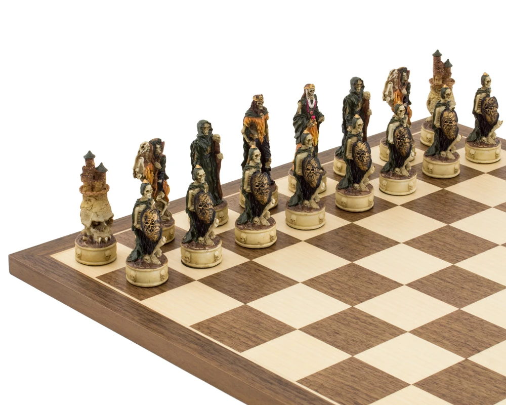 The Zombie Hand Painted Themed Chess Set By Italfama 4 The Zombie Hand Painted Themed Chess Set By Italfama - Image 4