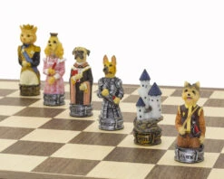The Cats Vs Dogs Hand Painted Themed Chess Set By Italfama -Chess Shop RCPB344 02