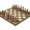 The British Vs Zulus Hand Painted Themed Chess Set By Italfama