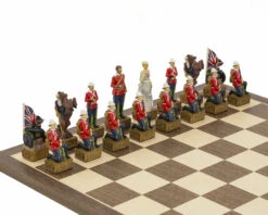 The British Vs Zulus Hand Painted Themed Chess Set By Italfama -Chess Shop RCPB345 03