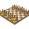 The Russians Vs Mongolians Hand Painted Themed Chess Set By Italfama