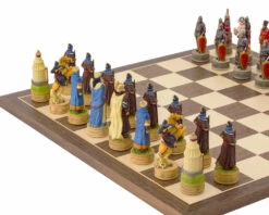 The Russians Vs Mongolians Hand Painted Themed Chess Set By Italfama -Chess Shop RCPB348 02