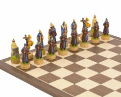 The Russians Vs Mongolians Hand Painted Themed Chess Set By Italfama -Chess Shop RCPB348 03