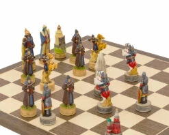 The Russians Vs Mongolians Hand Painted Themed Chess Set By Italfama -Chess Shop RCPB348 04