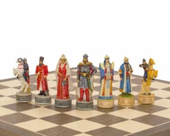 The Russians Vs Mongolians Hand Painted Themed Chess Set By Italfama -Chess Shop RCPB348 05
