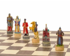 The Russians Vs Mongolians Hand Painted Themed Chess Set By Italfama -Chess Shop RCPB348 06