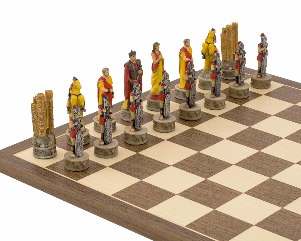 The Battle Of Troy Hand Painted Themed Chess Set By Italfama 4 The Battle Of Troy Hand Painted Themed Chess Set By Italfama - Image 4