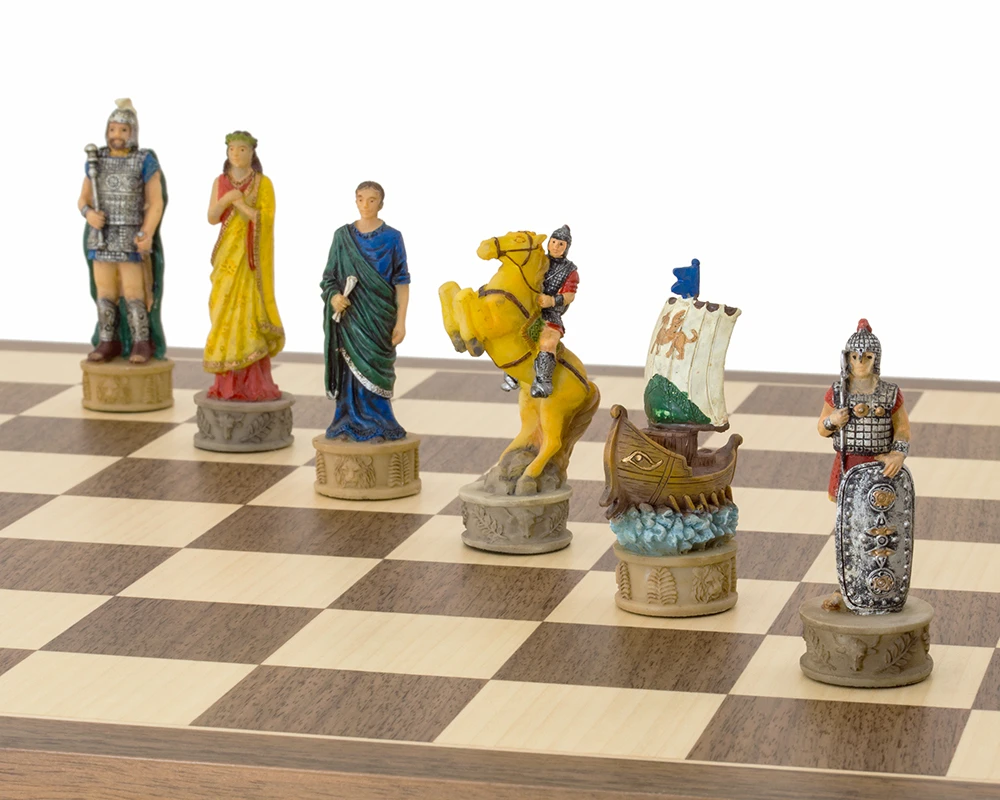 The Battle Of Troy Hand Painted Themed Chess Set By Italfama 7 The Battle Of Troy Hand Painted Themed Chess Set By Italfama - Image 7