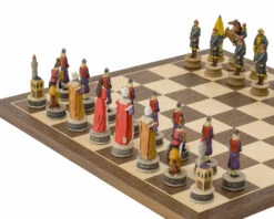 The Hungarians Vs Turkish Hand Painted Themed Chess Set By Italfama -Chess Shop RCPB362 02