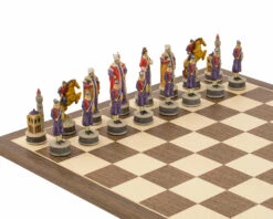 The Hungarians Vs Turkish Hand Painted Themed Chess Set By Italfama -Chess Shop RCPB362 03