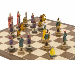 The Hungarians Vs Turkish Hand Painted Themed Chess Set By Italfama -Chess Shop RCPB362 04