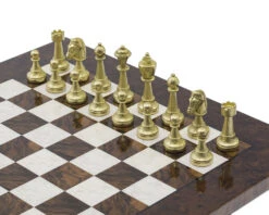 The Finnesburg And Dark Walnut Luxury Chess Set -Chess Shop RCPB367 02