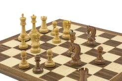 The Leningrad Acacia And Walnut Chess Set 7 The Leningrad Acacia And Walnut Chess Set -Chess Shop RCPB369 03