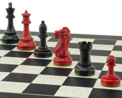 The Red And Black Broadbase Chess Set 13 The Red And Black Broadbase Chess Set -Chess Shop RCPB370 07