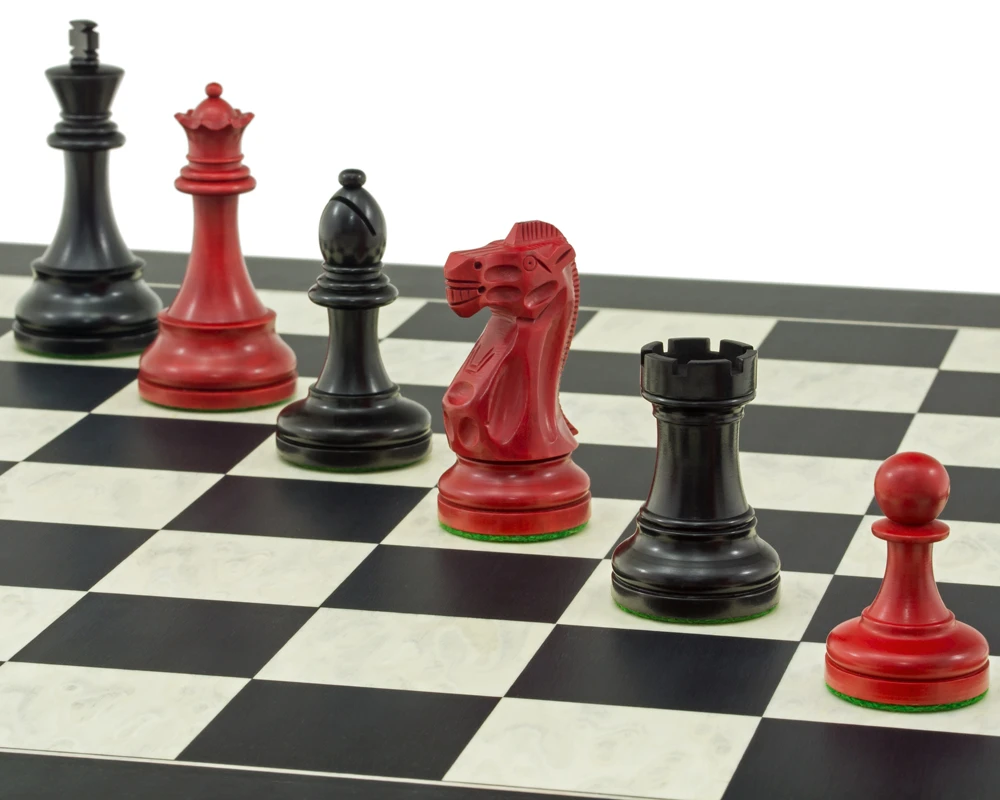 The Red And Black Broadbase Chess Set 7 The Red And Black Broadbase Chess Set - Image 7