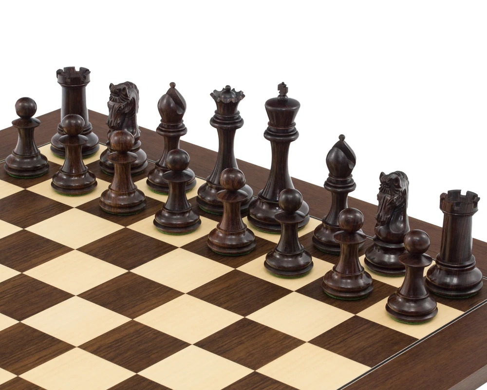 The Eminence Rosewood Palisander Deluxe Chess Set 2 The Eminence Rosewood Palisander Deluxe Chess Set - Image 2