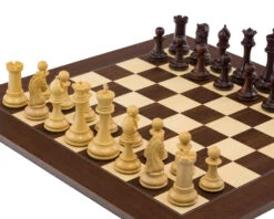 The Eminence Rosewood Palisander Deluxe Chess Set 9 The Eminence Rosewood Palisander Deluxe Chess Set -Chess Shop RCPB371b 03