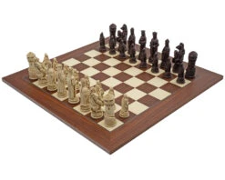 The Berkeley Chess Camelot Russet Palisander Grand Chess Set