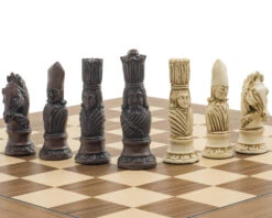 The Berkeley Chess Victorian Russet And Walnut Chess Set 11 The Berkeley Chess Victorian Russet And Walnut Chess Set -Chess Shop RCPB382b 05