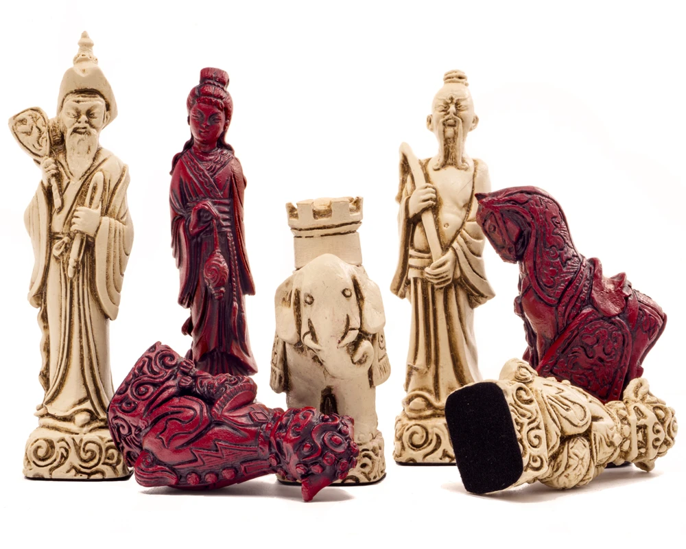 The Berkeley Chess Mandarin Black Cardinal Chess Set 6 The Berkeley Chess Mandarin Black Cardinal Chess Set - Image 6
