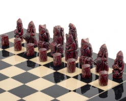 The Berkeley Chess Medieval Black Cardinal Chess Set 8 The Berkeley Chess Medieval Black Cardinal Chess Set -Chess Shop RCPB385b 02