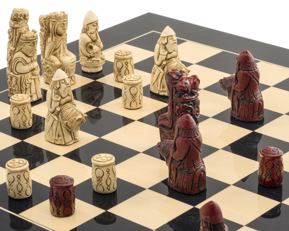The Berkeley Chess Medieval Black Cardinal Chess Set 4 The Berkeley Chess Medieval Black Cardinal Chess Set - Image 4