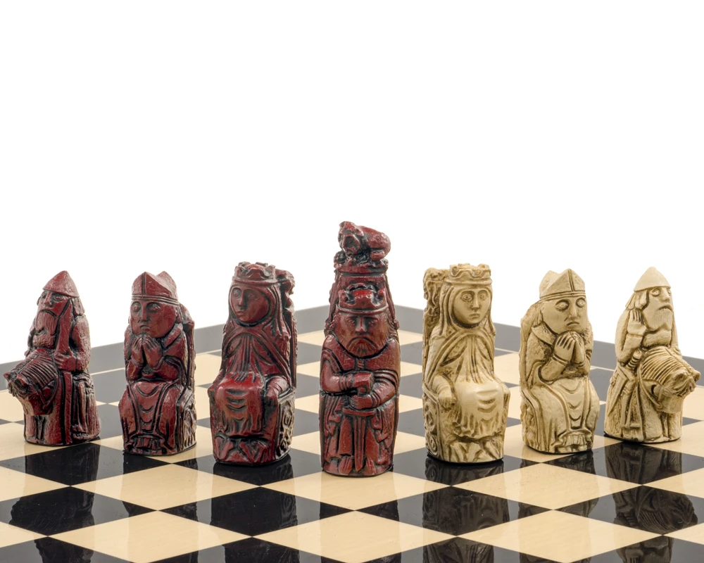 The Berkeley Chess Medieval Black Cardinal Chess Set 5 The Berkeley Chess Medieval Black Cardinal Chess Set - Image 5