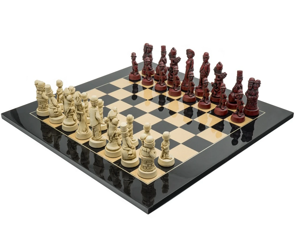 The Berkeley Chess Movie Stars Black Cardinal Grand Chess Set 1 The Berkeley Chess Movie Stars Black Cardinal Grand Chess Set