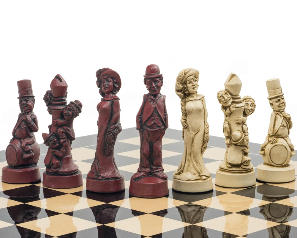 The Berkeley Chess Movie Stars Black Cardinal Grand Chess Set 6 The Berkeley Chess Movie Stars Black Cardinal Grand Chess Set - Image 6