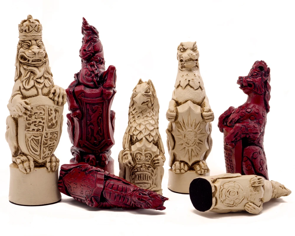 The Berkeley Chess Royal Beasts Black Cardinal Grand Chess Set 6 The Berkeley Chess Royal Beasts Black Cardinal Grand Chess Set - Image 6