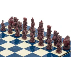 The Alice In Wonderland Cardinal Blue Chess Set By Berkeley Chess 9 The Alice In Wonderland Cardinal Blue Chess Set By Berkeley Chess -Chess Shop RCPB391b 02