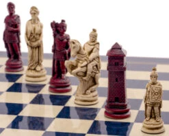 The Berkeley Chess Roman Blue Cardinal Chess Set 12 The Berkeley Chess Roman Blue Cardinal Chess Set -Chess Shop RCPB393 5