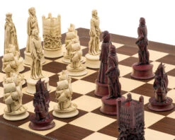The Berkeley Chess Elizabethan Cardinal Palisander Grand Chess Set -Chess Shop RCPB394 06