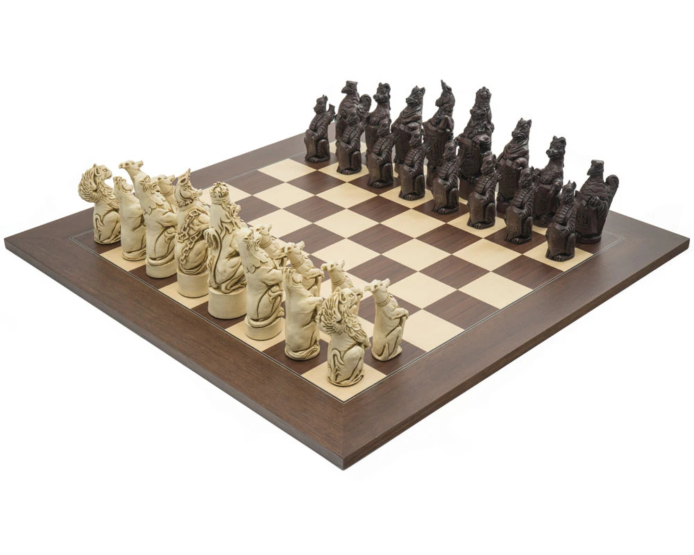 The Berkeley Chess Royal Beasts Russet And Palisander Grand Chess Set 1 The Berkeley Chess Royal Beasts Russet And Palisander Grand Chess Set
