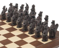 The Berkeley Chess Royal Beasts Russet And Palisander Grand Chess Set 10 The Berkeley Chess Royal Beasts Russet And Palisander Grand Chess Set -Chess Shop RCPB396b 03