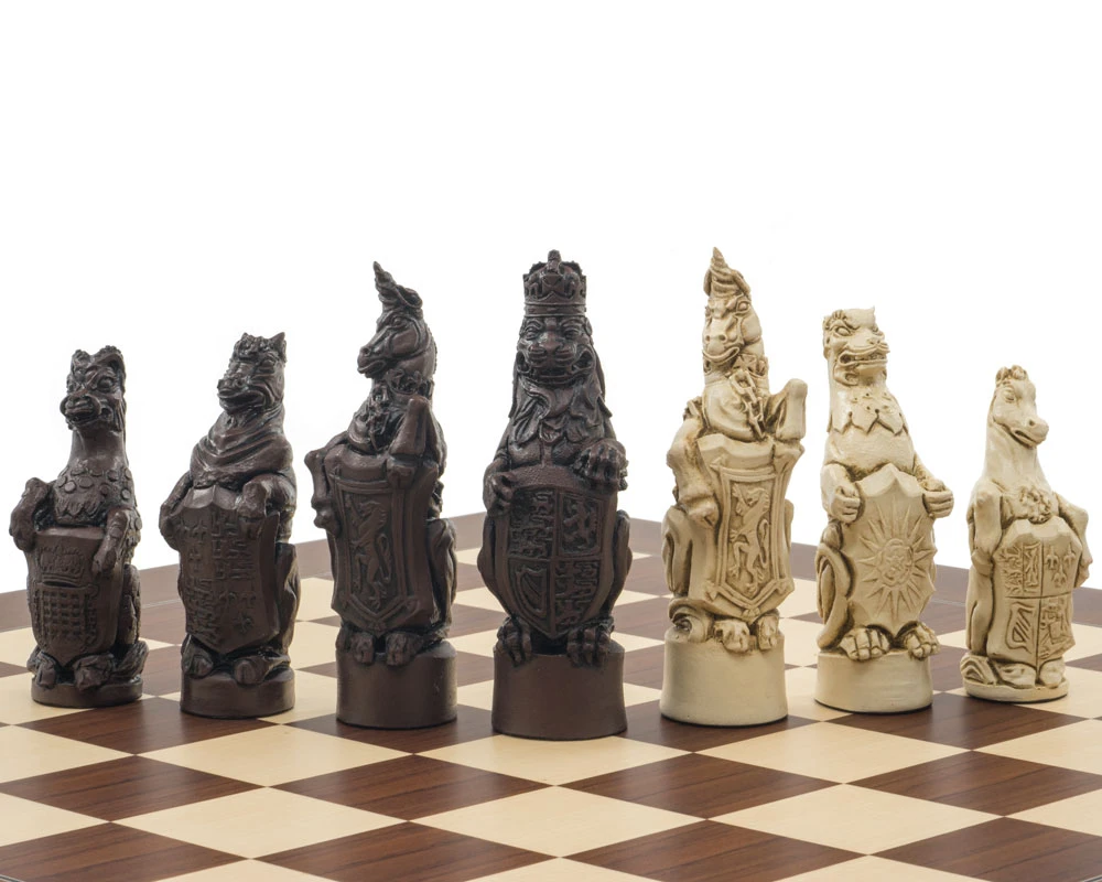 The Berkeley Chess Royal Beasts Russet And Palisander Grand Chess Set 6 The Berkeley Chess Royal Beasts Russet And Palisander Grand Chess Set - Image 6