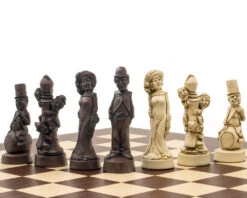 The Berkeley Chess Movie Stars Russet And Palisander Grand Chess Set 12 The Berkeley Chess Movie Stars Russet And Palisander Grand Chess Set -Chess Shop RCPB397 05