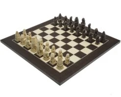 The Berkeley Chess Egyptian Russet And Wenge Chess Set