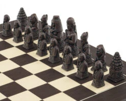The Berkeley Chess Egyptian Russet And Wenge Chess Set -Chess Shop RCPB399b 02