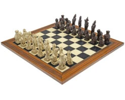 The Berkeley Chess Mandarin Russest Palisander Chess Set