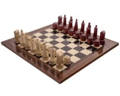 The Berkeley Chess Scottish Russet Palisander Chess Set