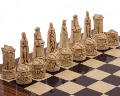 The Berkeley Chess Scottish Russet Palisander Chess Set -Chess Shop RCPB405 2