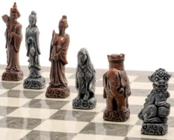 The Berkeley Chess Mandarin Grey Metal Chess Set 12 The Berkeley Chess Mandarin Grey Metal Chess Set -Chess Shop RCPB407 5