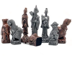 The Berkeley Chess Mandarin Grey Metal Chess Set 13 The Berkeley Chess Mandarin Grey Metal Chess Set -Chess Shop RCPB407 6