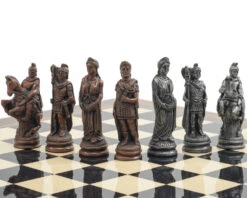The Berkeley Chess Roman Metal & Palisander Chess Set 10 The Berkeley Chess Roman Metal & Palisander Chess Set -Chess Shop RCPB412b 04