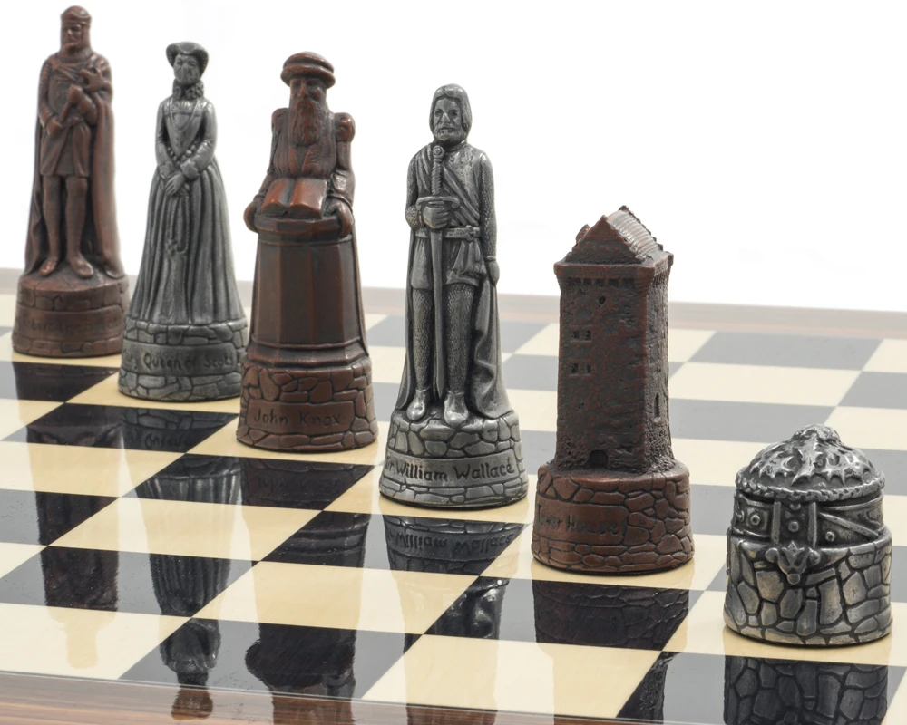 The Berkeley Chess Scottish Metal And Palisander Chess Set 7 The Berkeley Chess Scottish Metal And Palisander Chess Set - Image 7