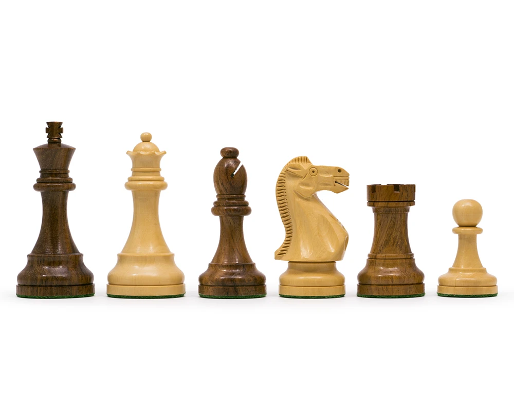 The Broadbase Club Staunton Teak Palisander Chess Set 2 The Broadbase Club Staunton Teak Palisander Chess Set - Image 2