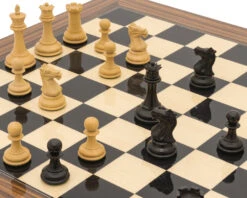 The Sovereign Palisander Staunton Chess Set -Chess Shop RCPB423 03