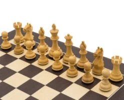 The Fierce Knight Black And Wenge Chess Set -Chess Shop RCPB426 02