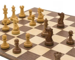 The Executive Staunton Sheesham And Walnut Folding Chess Set -Chess Shop RCPB436 05